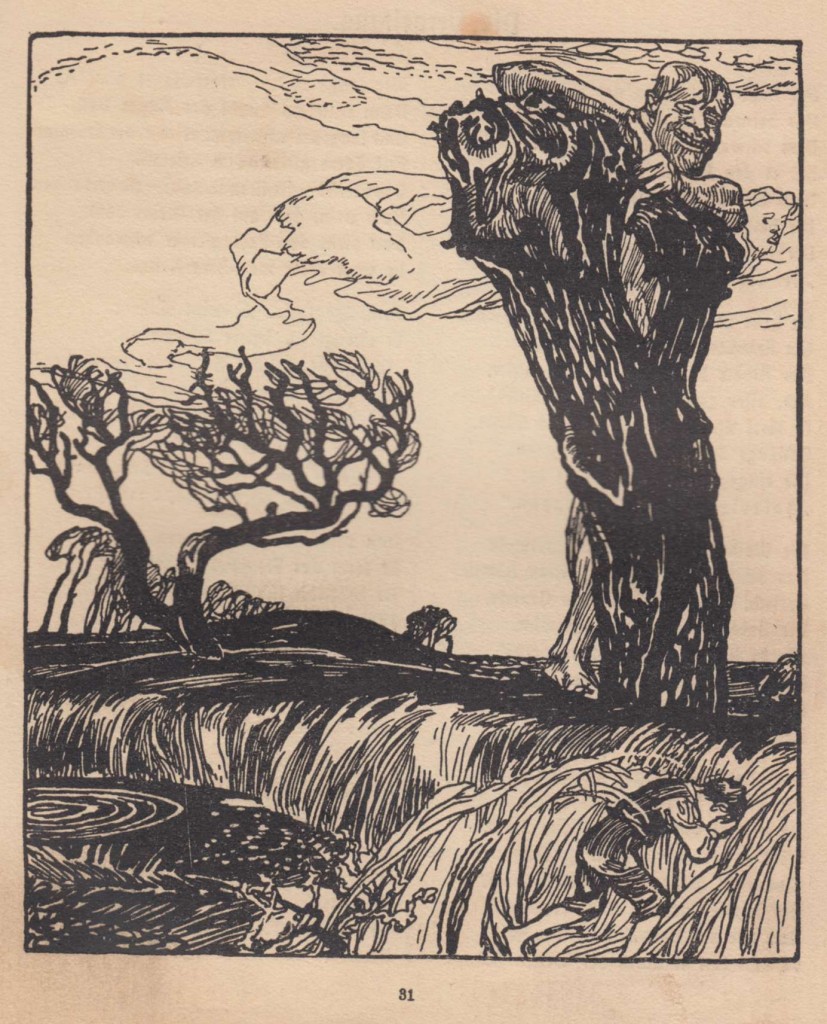 Illustration zu "Der Knabe im Morr" aus "Deutscher Balladenborn für jung und alt (1904)