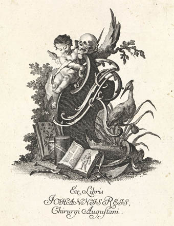 Johannes E. Nilson, Exlibris Johannes Reis, 1756, Germanisches Nationalmuseum