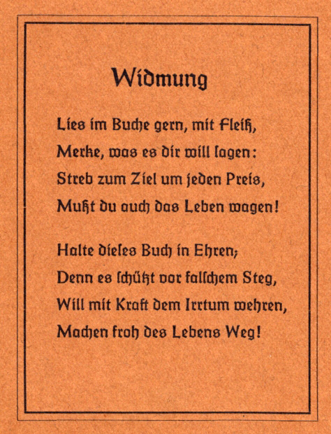 widmung