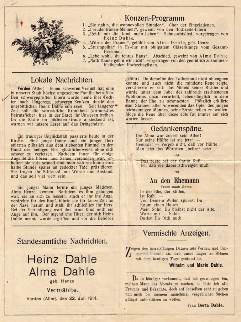 Hochzeits-Kladderadatsch von 1904 - Seite 3